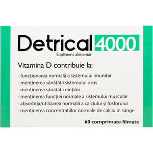 Детрикал 4000 таблетки упаковка 60 шт