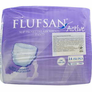 Подгузники-трусики для взрослых FLUFSAN (Флуфсан) Active XLarge размер XL (70+кг, 120-170 см) 14 шт