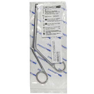 Щипцы по Knight, для операций на носовой перегородке, изогнутые, длина 19,0 см артикул 34.5571 SURGIWELOMED