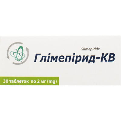 Глимепирид-КВ табл. 2мг №30