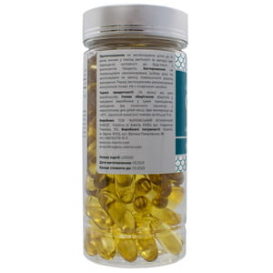 Омега-3 капсули 1000 мг комплекс незамінних поліненасичених жирних кислот для профілактики серцево-судинних захворювань 90 шт
