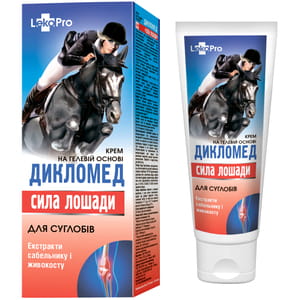Гель для суставов Сила лошади Дикломед туба 75 мл