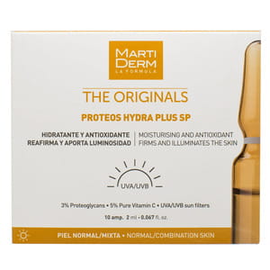 Засіб для обличчя, шиї, зони декольте MARTIDERM (Мартидерм) Протеос Гідра Плюс SP зволожуючий, антиоксидантний для сяяння шкіри в ампулах по 2 мл 10шт