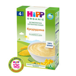 Каша безмолочная детская HIPP (Хипп) органическая Кукурузная с 4-х месяцев 200 г