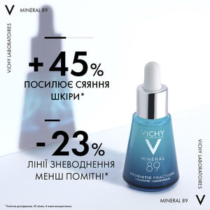 Концентрат для обличчя VICHY (Віши) Мінерал 89 з пробіотичними фракціями для відновлення та захисту 30 мл