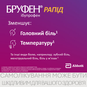 Бруфен Рапид капс. 400мг №10
