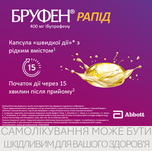 Бруфен Рапид капс. 400мг №10