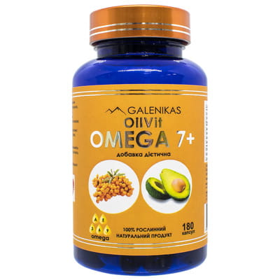 OilVit Omega 7+ (ОилВит Омега 7+) капсулы по 500 мг флакон 180 шт