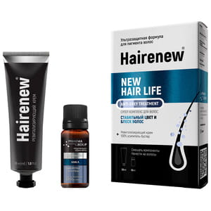 Інноваційний комплекс для волосся HAIRENEW (Хеанью) Ультразахист від сивини 30 мл + 10 мл