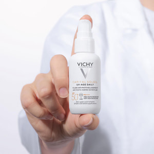 Флюид для лица VICHY (Виши) Капиталь Cолей против фотостарения кожи солнцезащитный SPF 50 40 мл