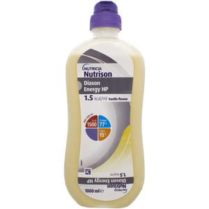 Продукт питания для специальных медицинских целей: энтеральное питание Nutrison Diason Energy HP (Нутризон Диазон ВП Энергия) со вкусом ванили 1000 мл