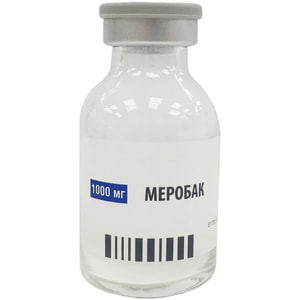 Меробак пор. д/п р-ра д/ин. 1000мг фл. №10