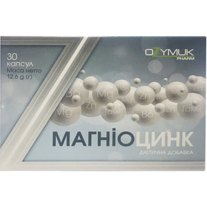 Магниоцинк Витамины и минеральные вещества капсулы упаковка 30 шт