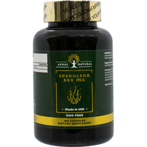 Спирулина 500 мг APNAS NATURAL (Апнас Натурал) капсулы для активации природных защитных механизмов организма банка 100 шт