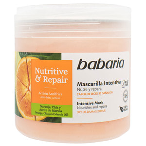 Маска для волосся BABARIA (Бабарія) інтенсивна живильна і відновлювальна 400 мл