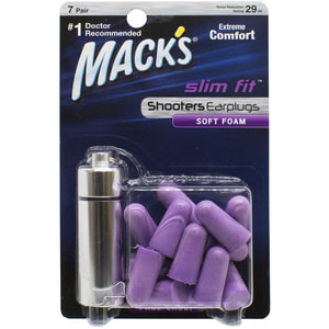 Беруши Вкладки ушные Slim Fit со вспененного пенопропилена 7 пар с контейнером