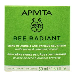 Гель-крем для обличчя APIVITA (Апівіта) BEE RADIANT (Бі радіант) легкої текстури, проти старіння і слідів втоми 50 мл