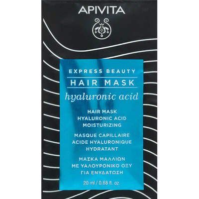 Маска для волос APIVITA (Апивита) EXPRESS BEAUTY (Экспресс бьюти) с гиалуроновой кислотой увлажняющая 20 мл