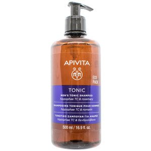Шампунь для волосся APIVITA (Апівіта) тонізуючий чоловічий з комплексом на основі обліпихи та розмарину 500 мл