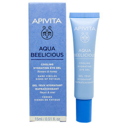 Гель для кожи вокруг глаз APIVITA (Апивита) AQUA BEELICIOUS (Аква Белициос) с охлаждающим и увлажняющим эффектом 15 мл