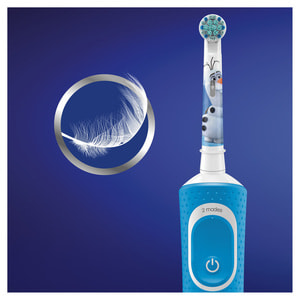 Зубная щетка ORAL-B (Орал-би) тип 3710 D100.413.2KX электрическая детская с 3-х лет Frozenll + футляр