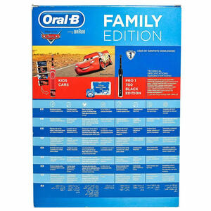 Зубна щітка електрична ORAL - B (Орал-бі) Braun Pro 700 & Kids Cars Family Edition