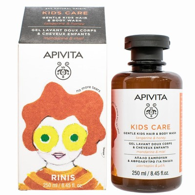 Средство для мытья волос и тела детское APIVITA (Апивита) КИДС 250 мл