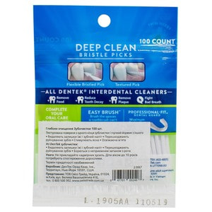 Зубочистки DENTEK (Дентек) для глубокого очищения 100 шт