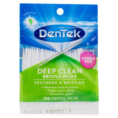Зубочистки DENTEK (Дентек) для глубокого очищения 100 шт