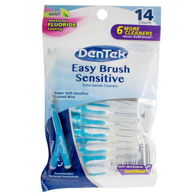 Зубні щітки міжзубні DENTEK (Дентек) екстра-м'які зручне очищення 14 шт