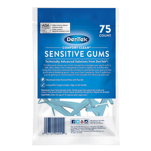 Флосс-зубочистки DENTEK (Дентек) комфортное очищение 75 шт