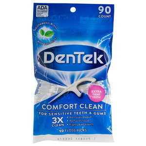 Флосс-зубочистки DENTEK (Дентек) комфортне очищення задні зуби 90 шт