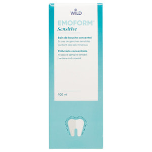 Ополаскиватель для ротовой полости EMOFORM (Эмоформ) для чувствительных зубов концентрат 400 мл
