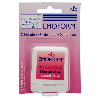 Зубна стрічка EMOFORM (Емоформ) вощена 25 м