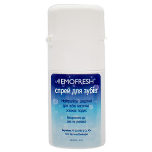 Спрей стоматологический EMOFRESH (Эмофреш) флакон 15 мл