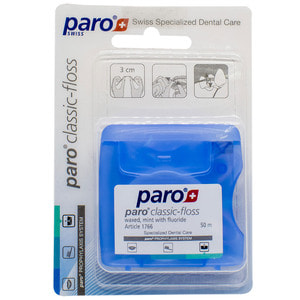 Зубная нить вощеная PARO (Паро) Classic Floss 50 м
