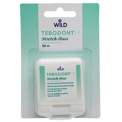 Зубна нитка TEBODONT-F (Тебодонт-ф) з маслом чайного дерева та фторидом натрія 50 м