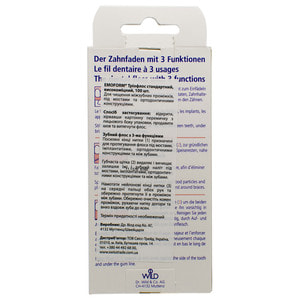 Зубні нитки EMOFORM (Емоформ) Triofloss звичайні 100 шт