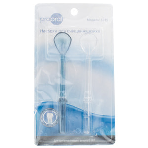 Насадки для ирригатора для очищения языка PROORAL (Проорал) модель 5915 для ирригатора 5102 2 шт