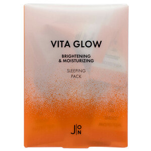 Маска для обличчя J:ON (Джион) Vita Glow Brightening&Moisturizing Sleeping Pack вітаміни від утоми та для сяяння шкіри по 5 г 20 шт