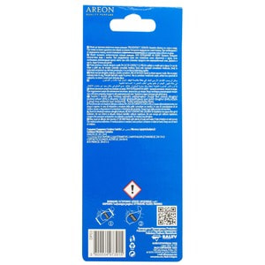 Освежитель воздуха AREON PREMIUM (Ареон Премиум) Blue Crystal (Голубой кристал) сухой подвесной 1 шт