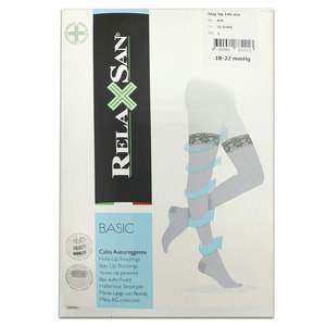Панчохи на ризинці компресійні RELAXSAN (Релаксан) Basic 140 ден (18-22 мм) розмір 2 бежеві