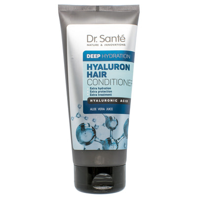Бальзам для волосся Dr.Sante Hyaluron Hair Deep Hydration (Доктор санте гіалурон хеїр діп хайдрейшин) зволожуючий 200 мл