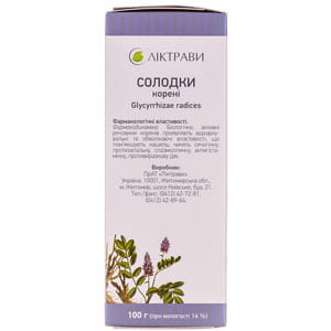Солодки корни 100г