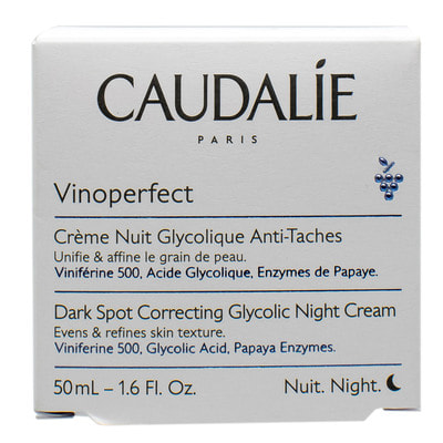 Крем для лица CAUDALIE (Кадали) Vinoperfect (Виноперфект) ночной гликолевый 50 мл NEW