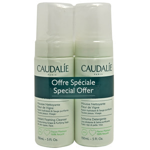 Набор CAUDALIE (Кадали) Vinoclean Fleur de Vigne Мусс для лица очищающий 150 мл 2 шт