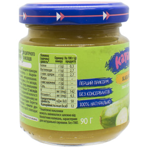 Пюре овочеве дитяче КАРАПУЗ Кабачок з 4-х місяців 90 г