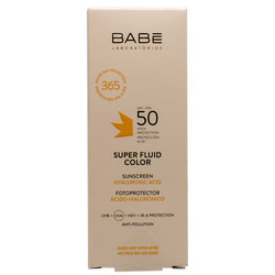 Флюид супер BB для лица BABE LABORATORIOS (Бабе Лабораториос) солнцезащитный тонирующий для всех типов кожи с SPF 50 50 мл