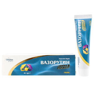 Вазорутин рапід гель туба 40г Solution Pharm