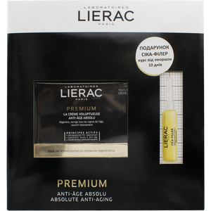 Набір LIERAC (Лієрак) Преміум крем 50 мл + Сіка-філер сироватка 10 мл